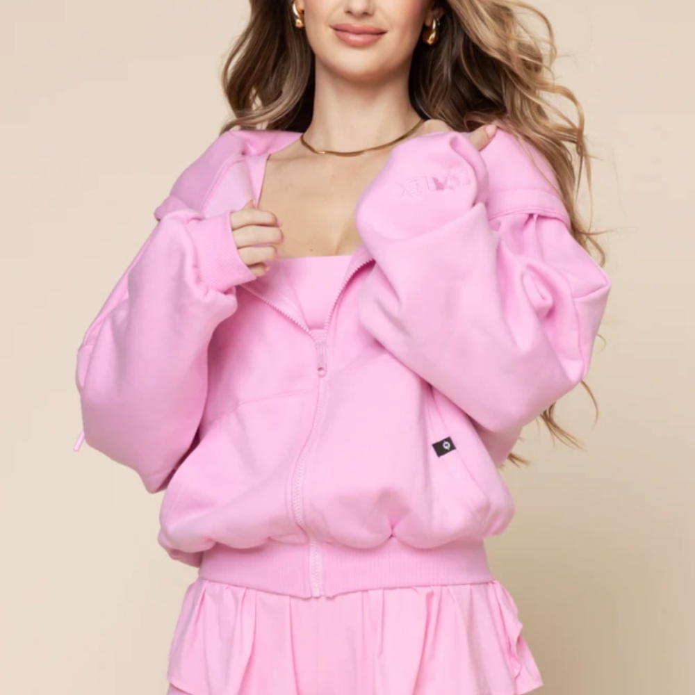 POPFLEX Zip Cloud Hoodie - Bubblegum Pink - S/M - SOLD OUT - Taylor Swift